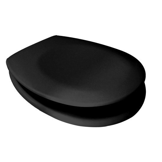 Euroshowers Black Duroplastic Pearl Toilet Seat 84592 at Victorian