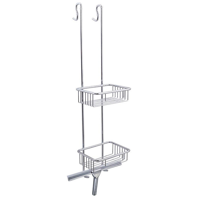 Euroshowers Chrome Shower Tidy with Squeegee Large Image