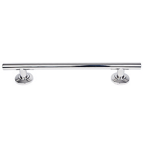 Euroshowers Luxury Contemporary Straight Grab Rail - Chrome - 3 Size Options Large Image