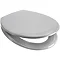 Euroshowers Rainbow Soft Close Toilet Seat - Light Grey - 84320 Large Image