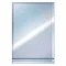 Euroshowers Rectangular Bevelled Mirror with Glass Shelf - TEM5040RS Large Image