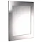 Euroshowers Rektangel Stainless Steel Frame with Rectangular Mirror - 470 x 670mm Large Image