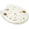 Euroshowers - Shell Design Toilet Seat - Cream - 81411 Large Image