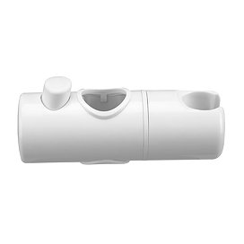 Euroshowers Slider Bracket for Showerheads - White