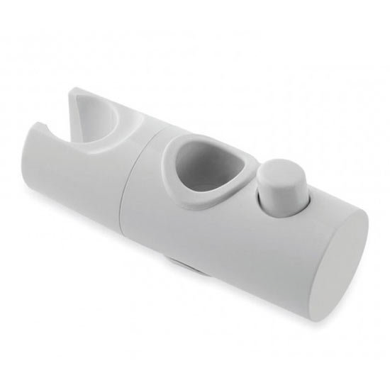 Euroshowers Slider Bracket for Showerheads White 2 x Size Options at Victorian Plumbing UK