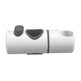 Euroshowers - Slider Bracket for Showerheads 19mm - White - SL10