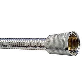 Euroshowers Super8 Shower Hose - 125cm - Chrome - 82323 Large Image