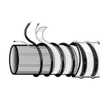 Euroshowers SuperStrong Shower Hose - 200cm - Chrome - 82722 Profile Large Image