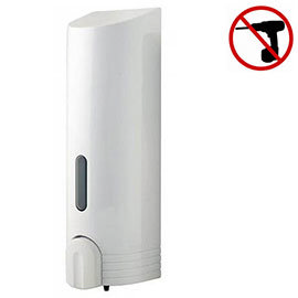 Euroshowers - Tall Single Liquid Dispenser - White - 89710 Medium Image