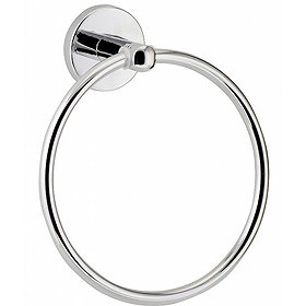 Euroshowers Luxury Towel Ring - Chrome - 19420 Large Image