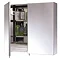 Euroshowers Two Door Stainless Steel Mirror Cabinet - 16920 Large Image