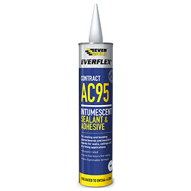 Everbuild Everflex AC95 Fire‑Rated Sealant & Adhesive – White, 900ml