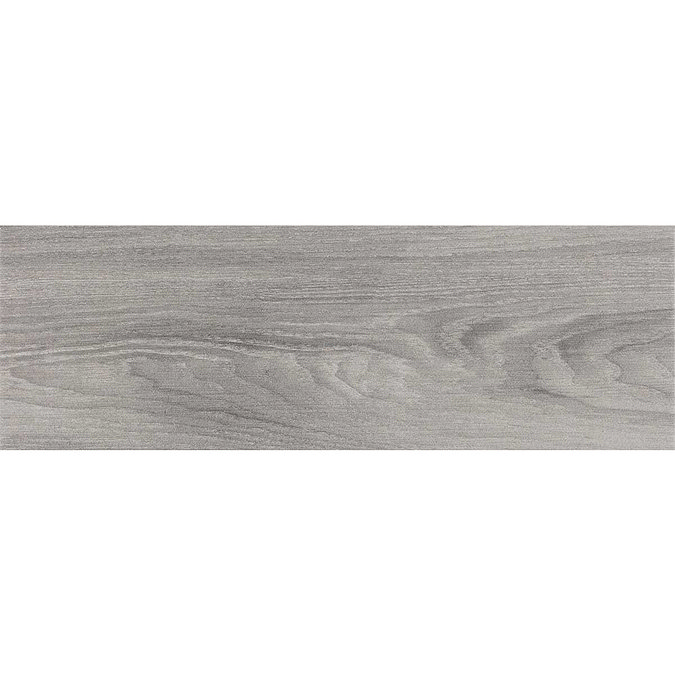 Everley Grey Wood Effect Tiles - 200 x 600mm Large Image