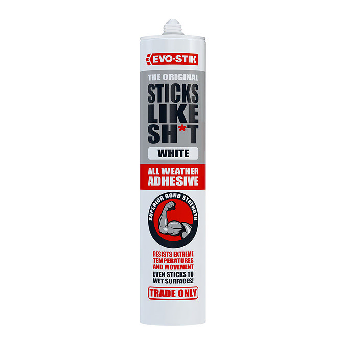 Evo-Stik Sticks Like Sh*t Grab Adhesive 290ml - White Large Image