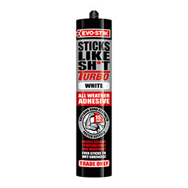 Evo-Stik Sticks Like Sh*t Turbo Grab Adhesive 290ml - White Medium Image