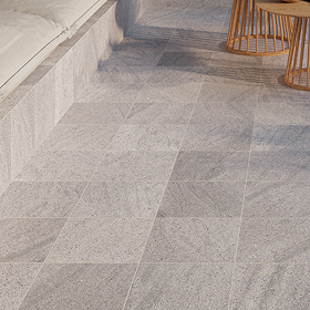 Fago Outdoor Light Grey Wall & Floor Tiles - 200 x 200mm