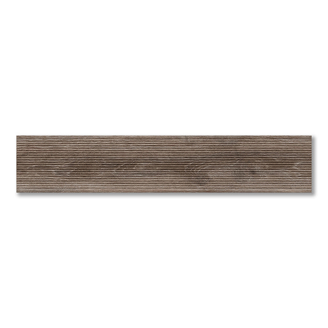 Fallowfield Dark Oak Decking Wood Effect Wall & Floor Tiles - 230 x 1200mm