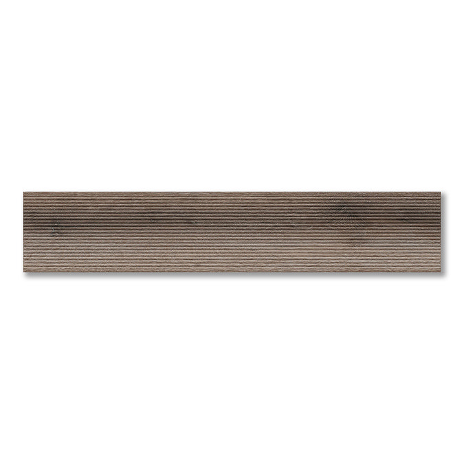 Fallowfield Dark Oak Decking Wood Effect Wall & Floor Tiles - 230 x 1200mm