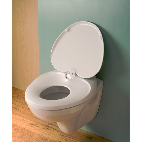Family Multi-Use Soft Close Toilet Seat - White Feature Large Image
