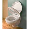 Family Multi-Use Soft Close Toilet Seat - White Large Image