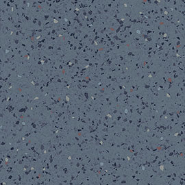 Farhill Blue Terrazzo Effect Floor Tiles - 608 x 608mm Medium Image