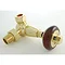 Faringdon Corner TRV Thermostatic Radiator Valve - Polished Brass Feature Large Image
