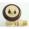 Faringdon Corner TRV Thermostatic Radiator Valve - Polished Brass Standard Large Image