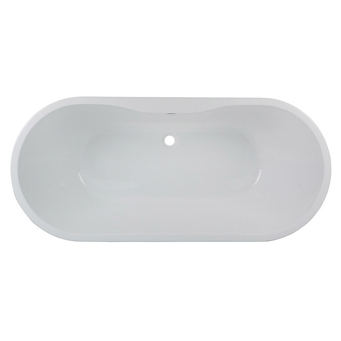 Cambria Double Ended Curved Freestanding Bath Suite In Bathroom Large Image