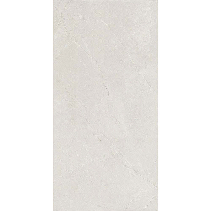 Faro White Matt Wall Tiles - 25 x 50cm Large Image