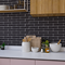 Farrow Black Brick Effect Wall and Floor Tiles 62 x 235mm