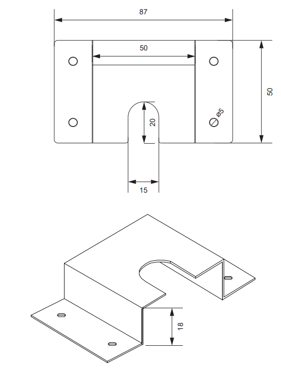 Feet Clips for Ball and Claw Feet - DK2