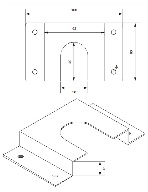 Feet Clips for Freestanding Bath - DK1