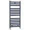 Fewston Straight Flat Panel Heated Towel Rail - W500 x H1147mm - Anthracite Large Image