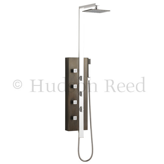 Hudson Reed Fiji Thermostatic Shower Panel - AP396 Large Image