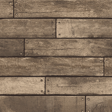 Fine Decor Distinctive Brown Wooden Plank Wallpaper Profile Large Image