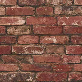 Fine Decor Distinctive Red Rustic Brick Wallpaper Medium Image