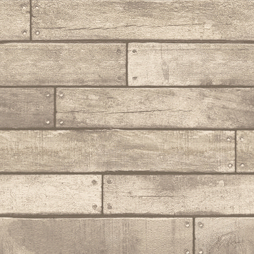 Fine Decor Distinctive Sand Wooden Plank Wallpaper Profile Large Image