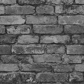 Fine Decor Distinctive Silver Rustic Brick Wallpaper Medium Image