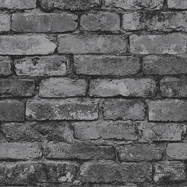 Fine Decor Distinctive Silver Rustic Brick Wallpaper Profile Large Image