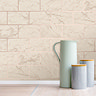 Fine Decor Metro Brick Marble Rose Gold Wallpaper - M1510 Large Image