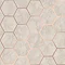Fine Decor Metro Hex Marble Rose Gold Wallpaper - M1512  Profile Large Image