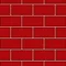 Fine Decor Red Ceramica Subway Tile Wallpaper Large Image