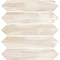 Finesse Gloss Beige Elongated Hexagon Wall Tiles - 65 x 330mm Profile Large Image
