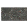 Finnian Black Stone Effect Wall & Floor Tiles - 316 x 600mm