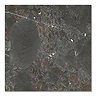 Finnian Black Stone Effect Wall & Floor Tiles - 600 x 600mm