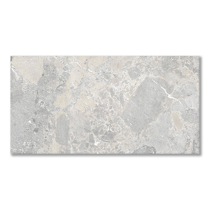 Finnian Grey Stone Effect Wall & Floor Tiles - 316 x 600mm