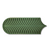 Fiorella Green Scallop & Feather Gloss Wall Tiles - 80 x 215mm