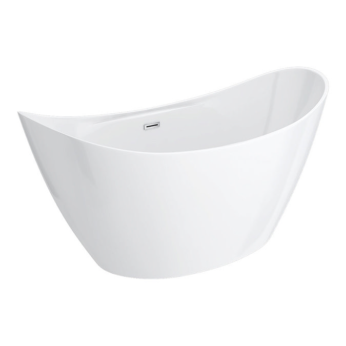 Flare 1720 x 760mm Modern Double Ended Freestanding Bath Profile Large Image