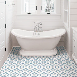Floorpops Alfama Self Adhesive Floor Tile - Pack of 10 Large Image
