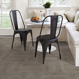 Floorpops Ashwood Wood Effect Grey Self Adhesive Floor Tile - Pack of 10 Medium Image